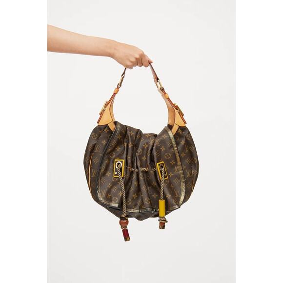Louis Vuitton Limited Edition Monogram Canvas Kalahari Shoulder Bag Brown - Picture 1 of 4